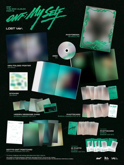 [Event Album][Seungjun] ONF - Part.2 [ONF:MY SELF] (The 2nd Album) [PHOTOBOOK Ver.] [RANDOM] [SOUNDWAVE] [Facecall]-product_vendor,