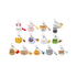 Seventeen - face plush keyring 1