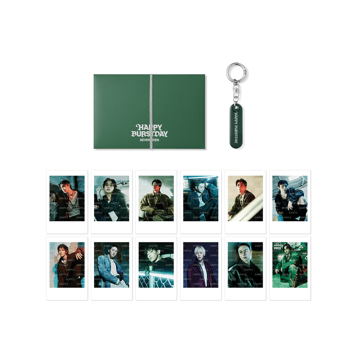 Seventeen - instant photo &amp; acrylic keyring set (new escape ver.) 1