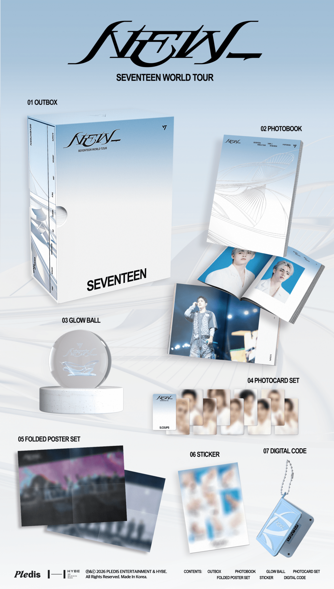 [New Sale Album]SEVENTEEN (세븐틴) WORLD TOUR [NEW_] DC - product_vendor,