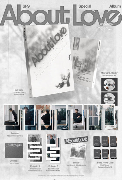 [Album]SF9 About Love (Special Album) [LOVE AS IS Ver.] - product_vendor,