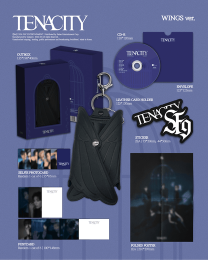 [Album]SF9 - TENACITY (2nd Album, Limited Stocks) [WINGS Ver.]-product_vendor, lowest price, EU shipping, Pre order benefit