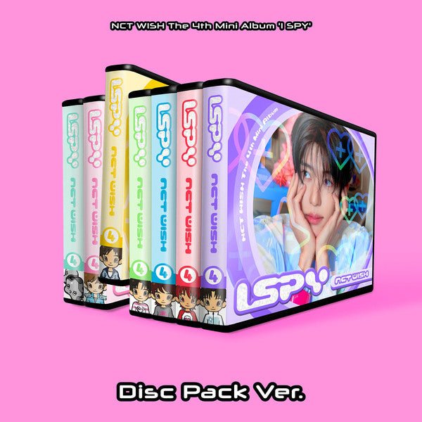 [SION] NCT WISH - I SPY (4th Mini) [Disc Pack Ver.] [RANDOM] [APPLE MUSIC] [LuckyDraw] [🎥 1:1] [Facecall]