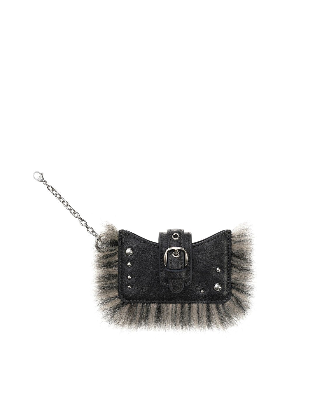 STAND OIL - stud fur keyring · dark gray 1