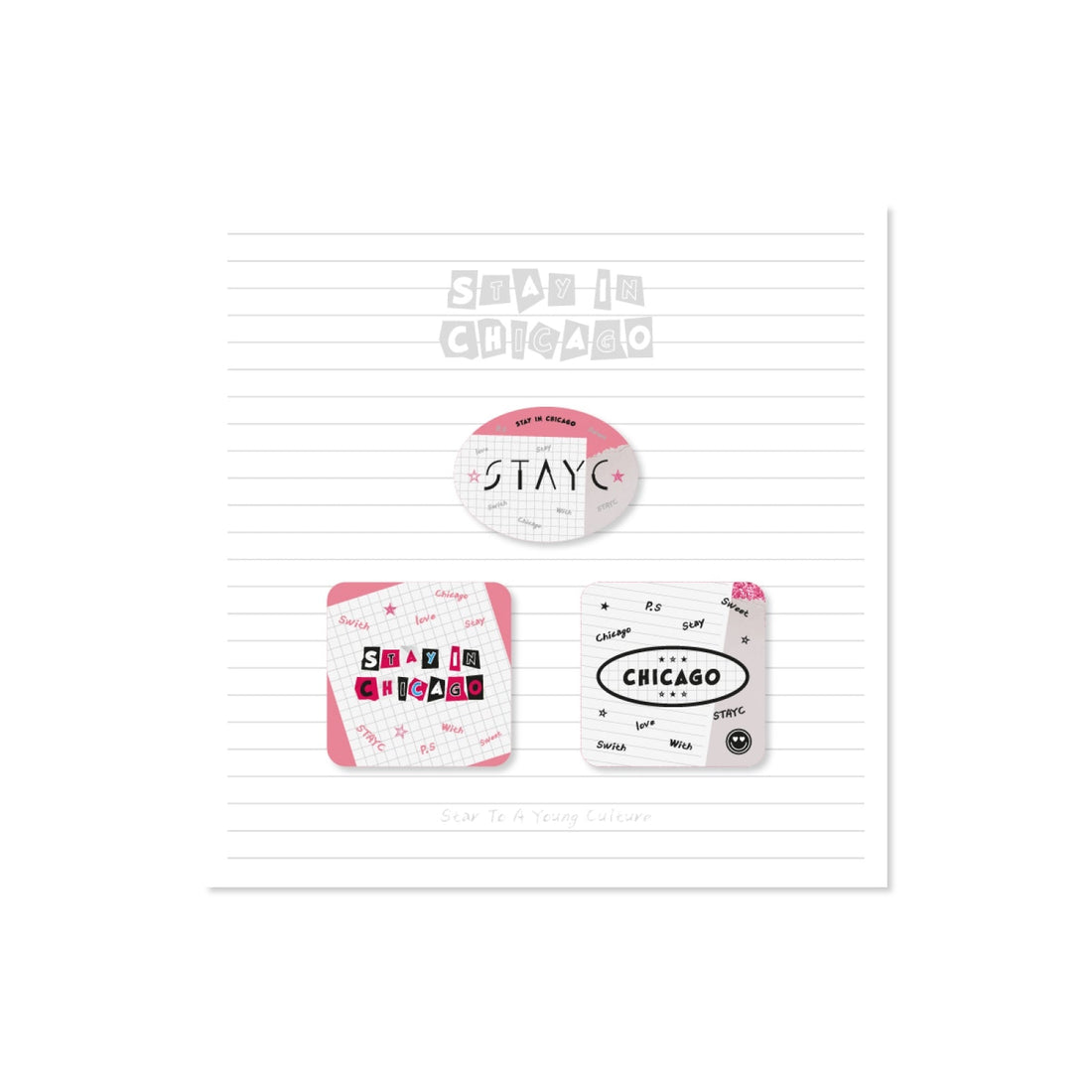 [Official Goods]STAYC - 04 magnet set / 2022 stay in chicago pop-up store-