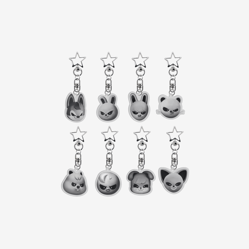 STRAY KIDS - evil skzoo acrylic keyring - skzoo everywhere all around the world 1