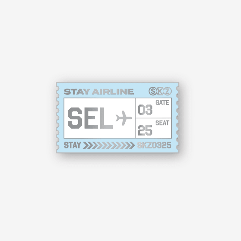 STRAY KIDS - metal badge seoul ver. - skzoo everywhere all around the world 1