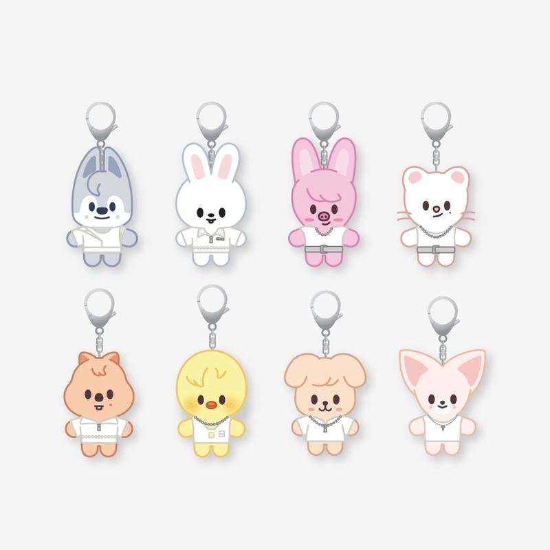 STRAY KIDS - skzoo costume plush keyring - this &amp; that 1