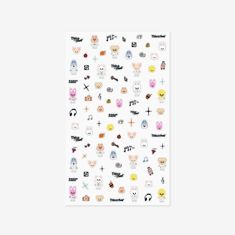 STRAY KIDS - skzoo micro sticker - this &amp; that 1