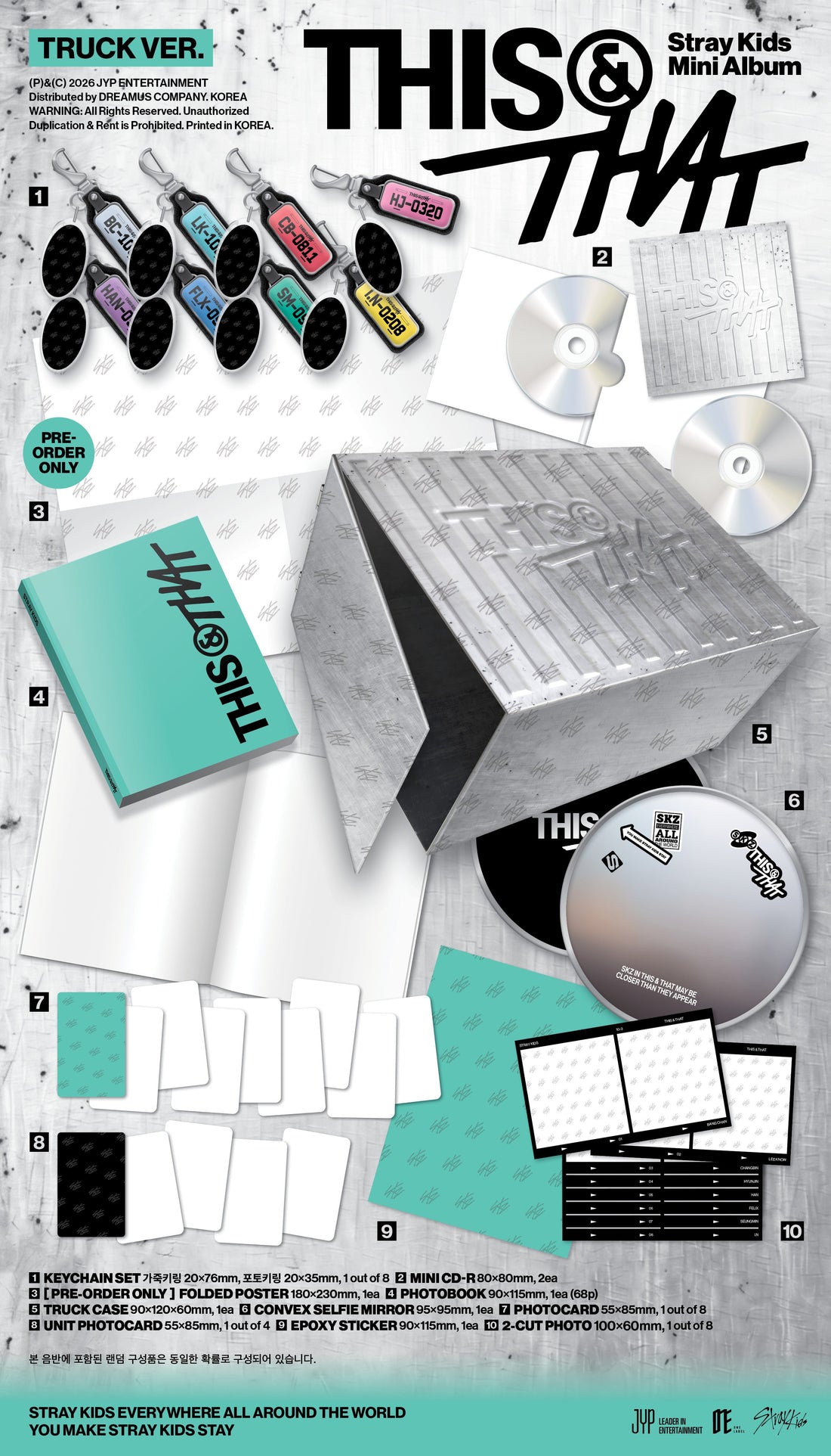 [Album]STRAY KIDS - THIS &amp; THAT (Limited Edition) [TRUCK Ver.]-product_vendor, lowest price, EU shipping, Pre order benefit