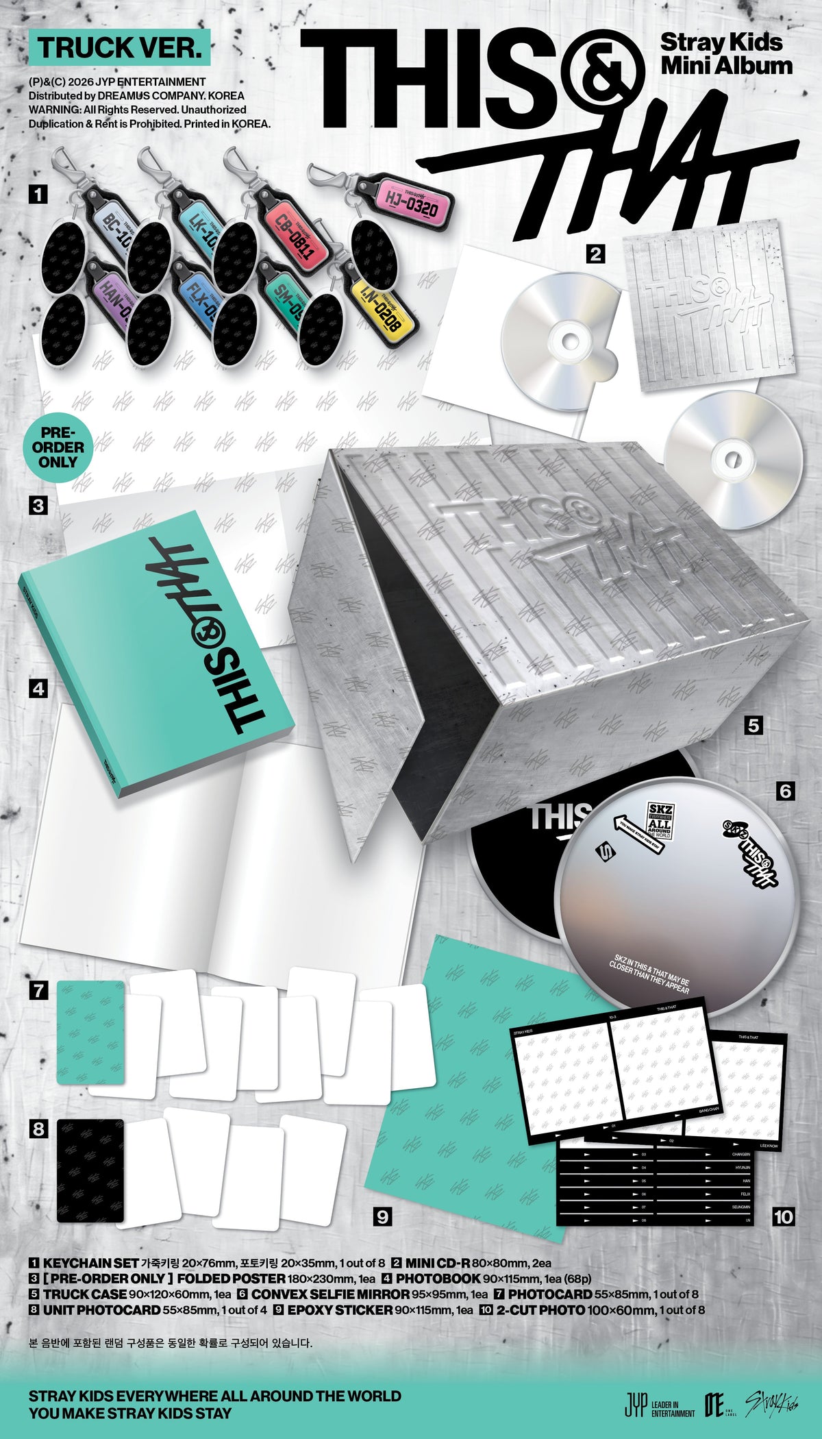 [Album]STRAY KIDS - THIS &amp; THAT (Limited Edition) [TRUCK Ver.]-product_vendor, lowest price, EU shipping, Pre order benefit
