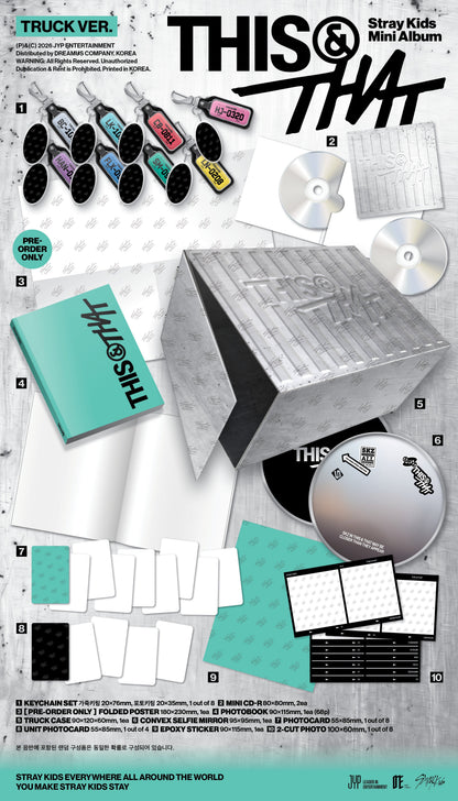 [Album]STRAY KIDS - THIS &amp; THAT (Limited Edition) [TRUCK Ver.]-product_vendor, lowest price, EU shipping, Pre order benefit
