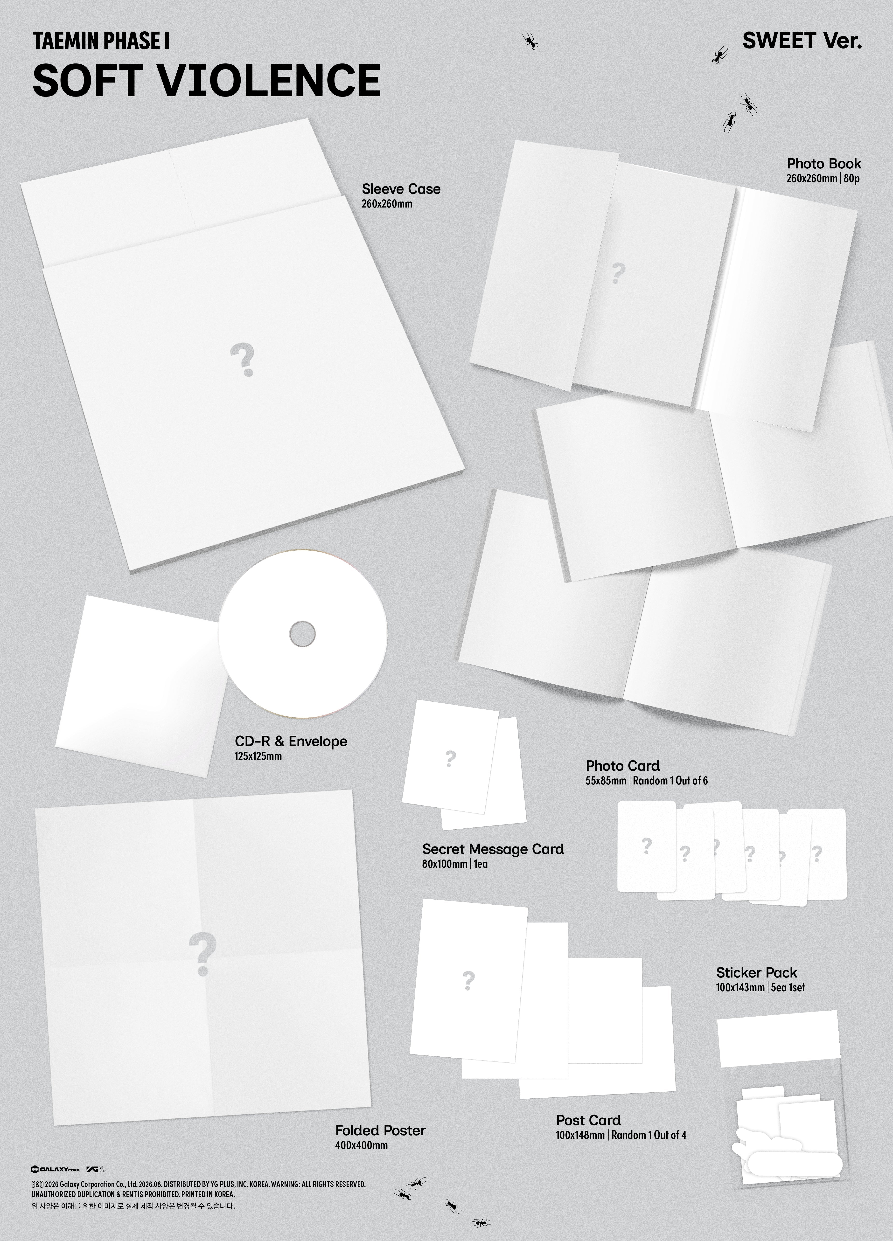 [Album]TAEMIN - PHASE I : Soft Violence (SILENT / BRUTAL) [PHOTOBOOK Ver.] [RANDOM]-product_vendor, lowest price, EU shipping, Pre order benefit
