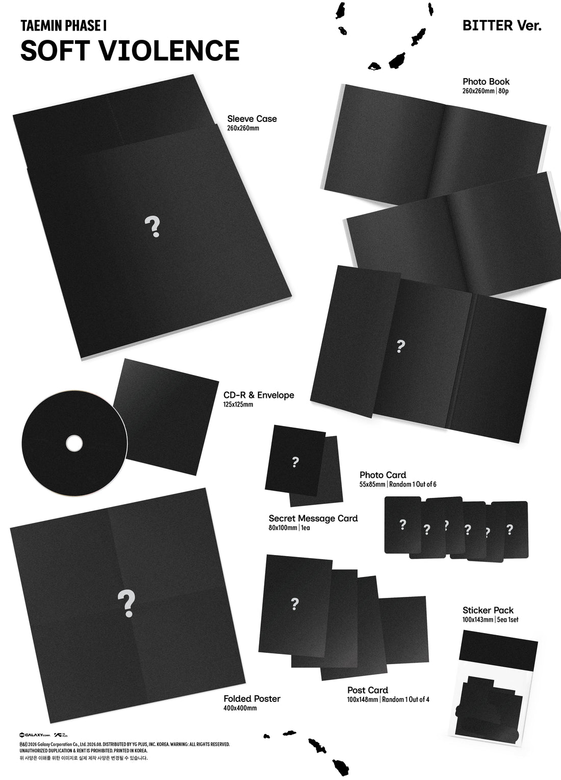 [Album]TAEMIN - PHASE I : Soft Violence (SILENT / BRUTAL) [PHOTOBOOK Ver.] [RANDOM]-product_vendor, lowest price, EU shipping, Pre order benefit