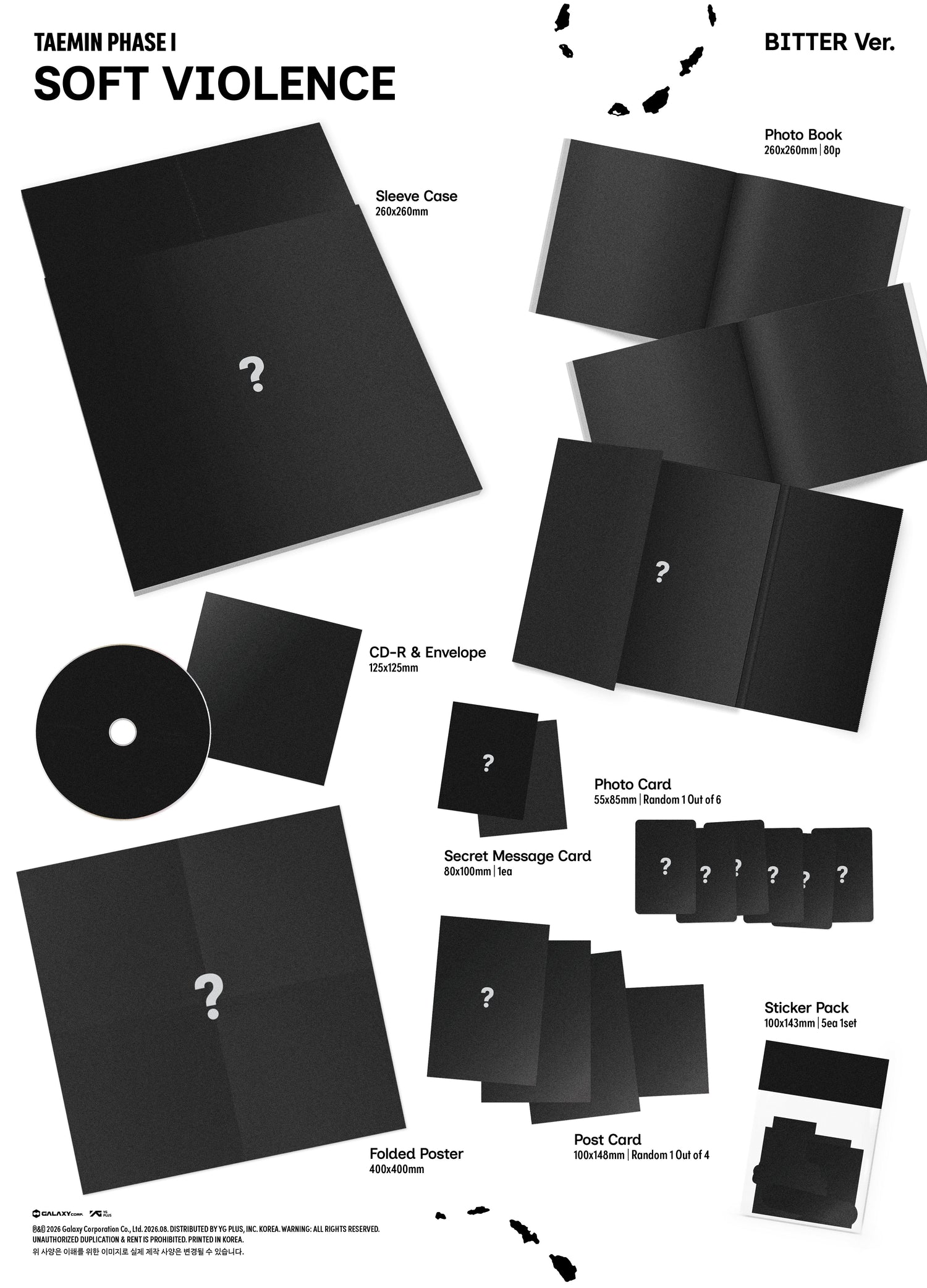 [Album]TAEMIN - PHASE I : Soft Violence (SILENT / BRUTAL) [PHOTOBOOK Ver.] [RANDOM]-product_vendor, lowest price, EU shipping, Pre order benefit