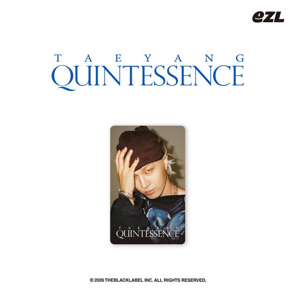 [Visual Goods]Taeyang - Quintessence [EZL Card Ver.]-product_vendor, lowest price, EU shipping, Pre order benefit