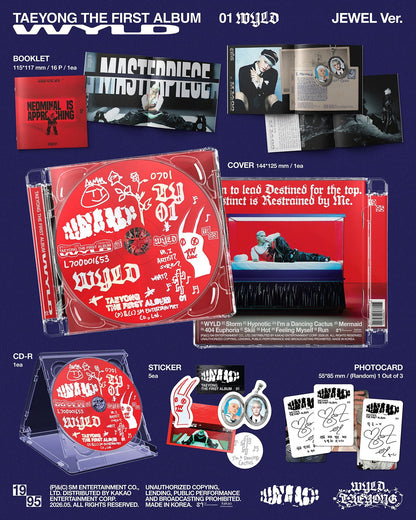 [Album]TAEYONG (태용) - WYLD (1st Regular Album) [Jewel Case][KTWON4U, WITHMUU, EVERLINE] - product_vendor,