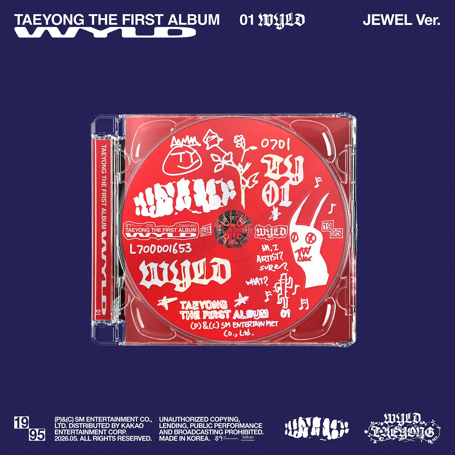 [Album]TAEYONG (태용) - WYLD (1st Regular Album) [Jewel Case][KTWON4U, WITHMUU, EVERLINE] - product_vendor,