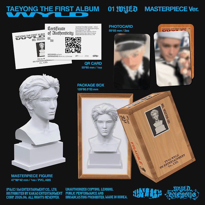 [Album]TAEYONG - WYLD (The 1st Album, Limited Edition) [Masterpiece Ver.] - product_vendor,