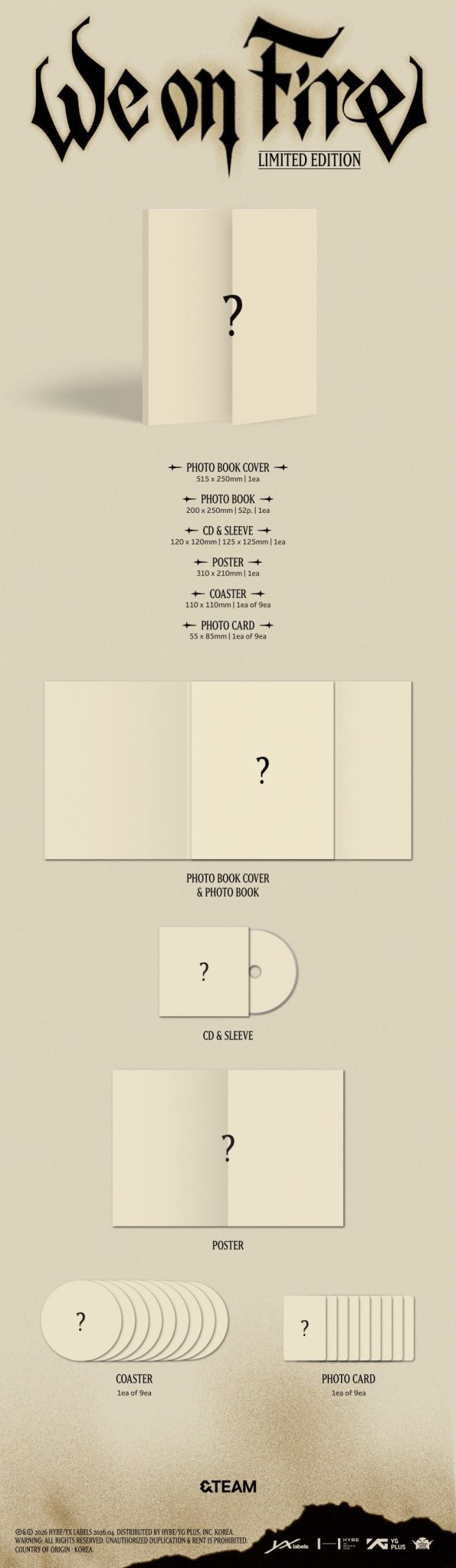 [Album]&amp;TEAM 3rd EP &