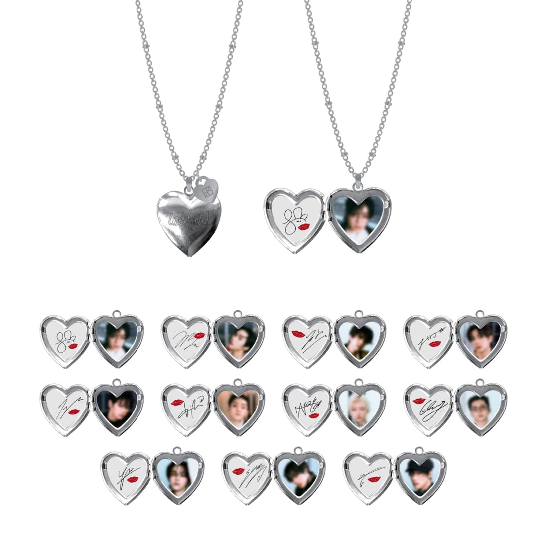 THE BOYZ - 06 heart pendant necklace / the 3rd album &