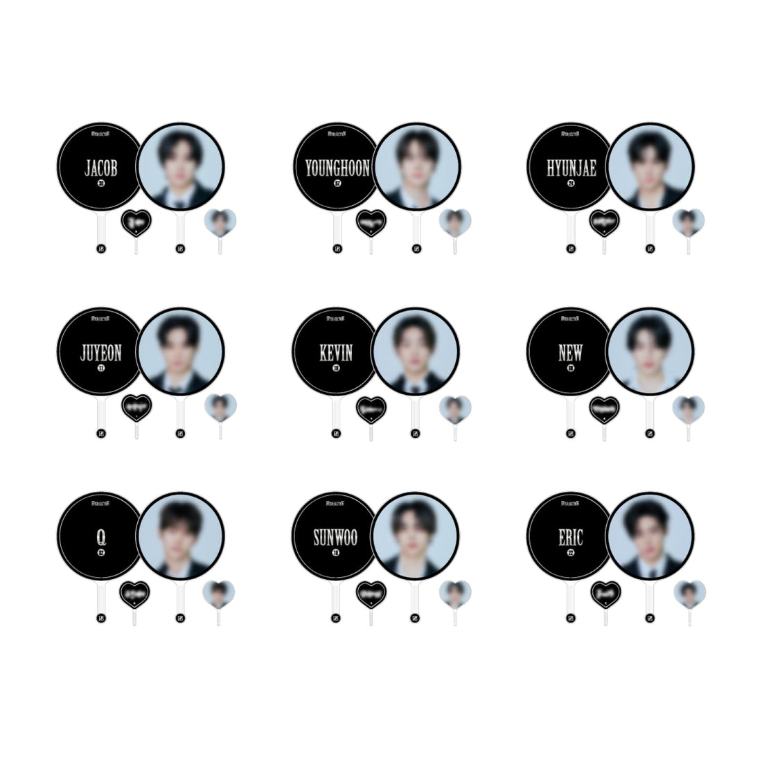 THE BOYZ - 09 image picket set / concert [inter-zection] official md 1