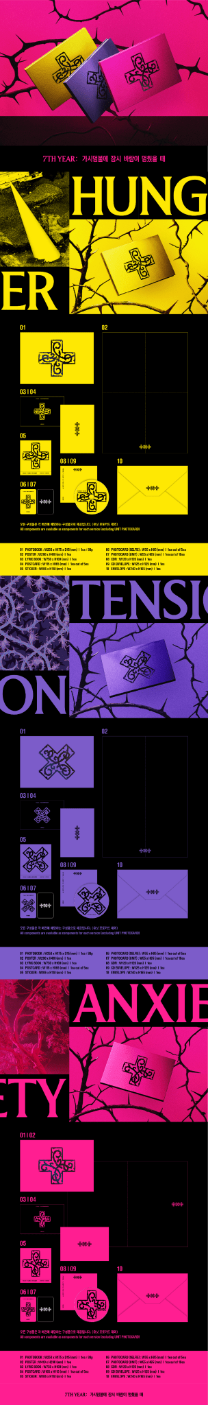 [Album]TOMORROW X TOGETHER 7TH YEAR - When the Wind Briefly Stopped in the Thornbush (Standard Ver. / 3 versions set RANDOM) - product_vendor,