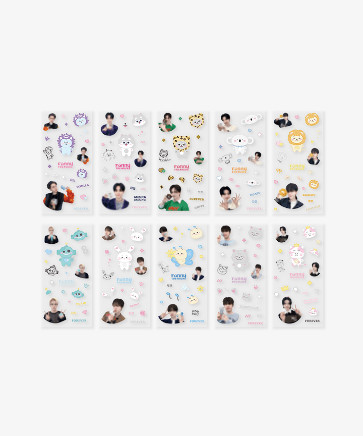 TREASURE - [funnytreasure] treasure clear sticker set 1