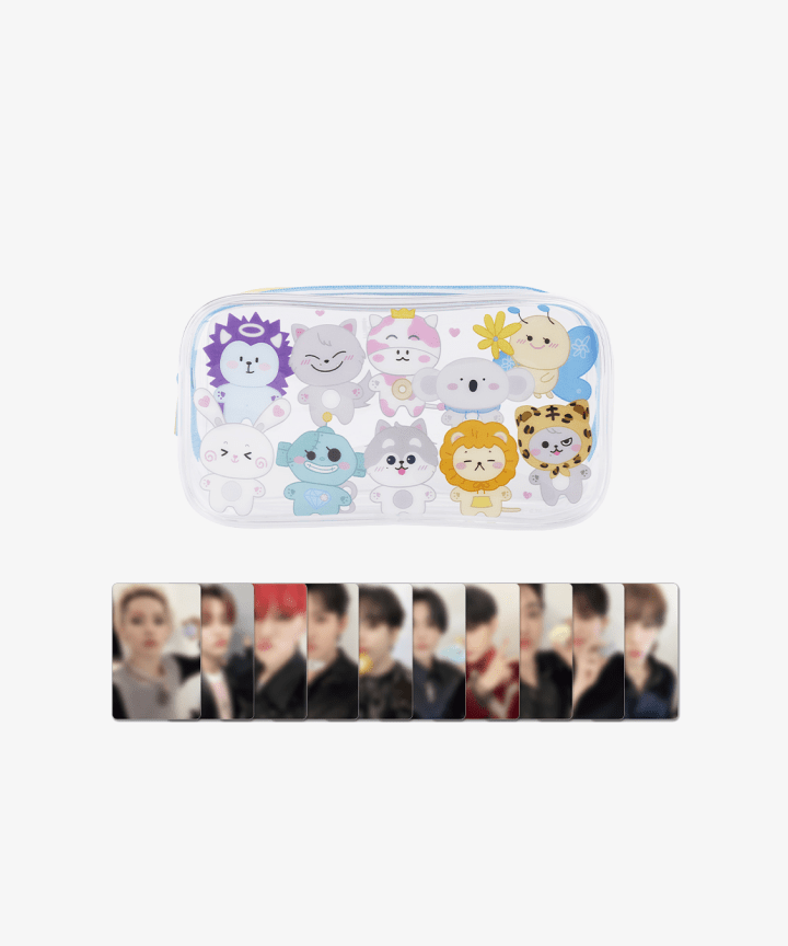 treasure - [funnytreasures2] treasure clear pouch_blue 1