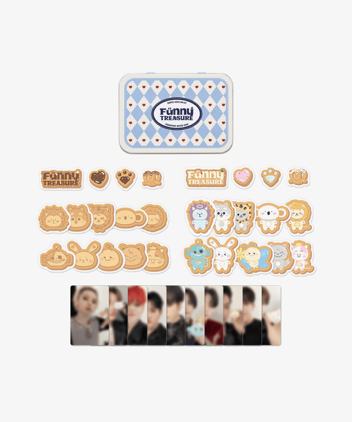 TREASURE - [funnytreasures2] treasure tin case sticker pack 1