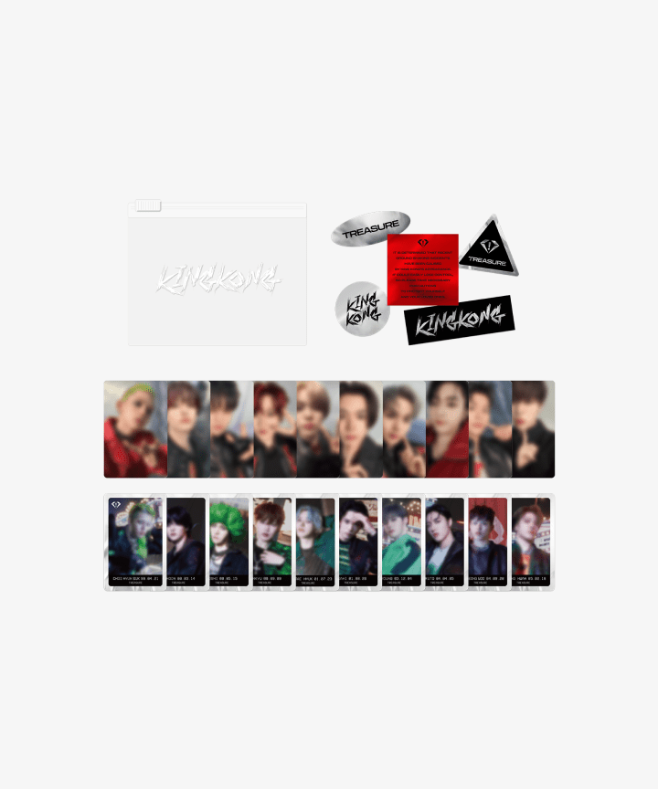 TREASURE - [kingkong] treasure photocard package 1
