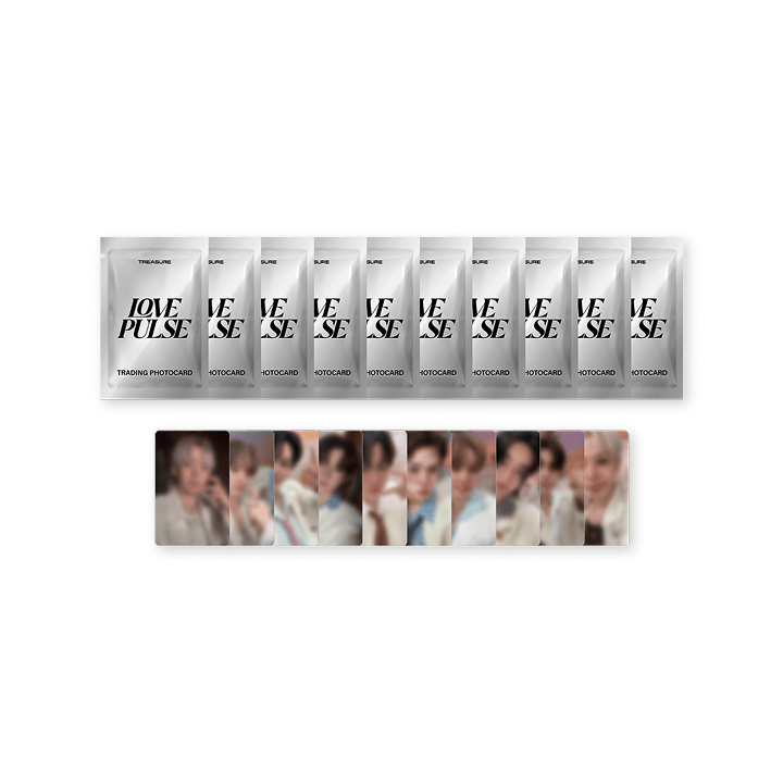TREASURE - [lovepulse] treasure trading photocard bulk pack 1