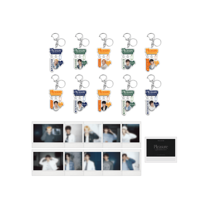 TREASURE - [pleasure] treasure photo keychain holder set 1