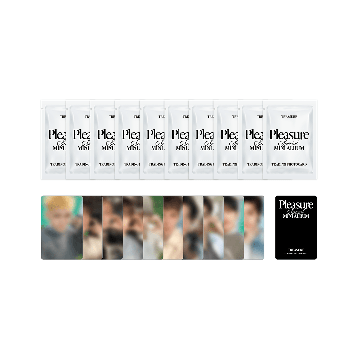 TREASURE - [pleasure] treasure trading photocard bulk pack 1