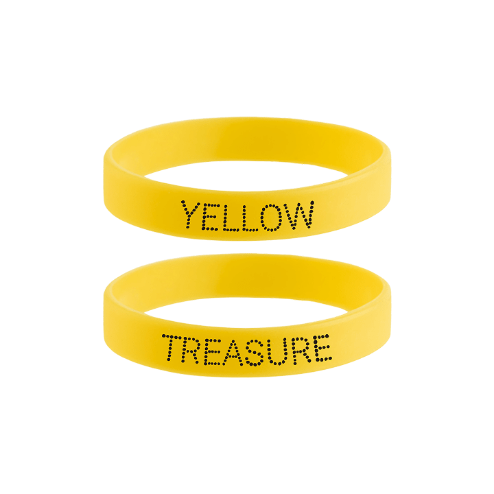TREASURE - [pleasure] treasure yellow silicone bracelet 1