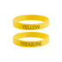 TREASURE - [pleasure] treasure yellow silicone bracelet 1