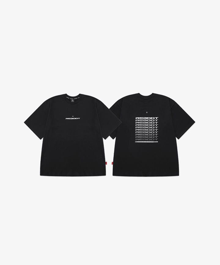 Treasure - [reboot] treasure overfit reflective t-shirt_black 1