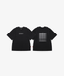 Treasure - [reboot] treasure overfit reflective t-shirt_black 1