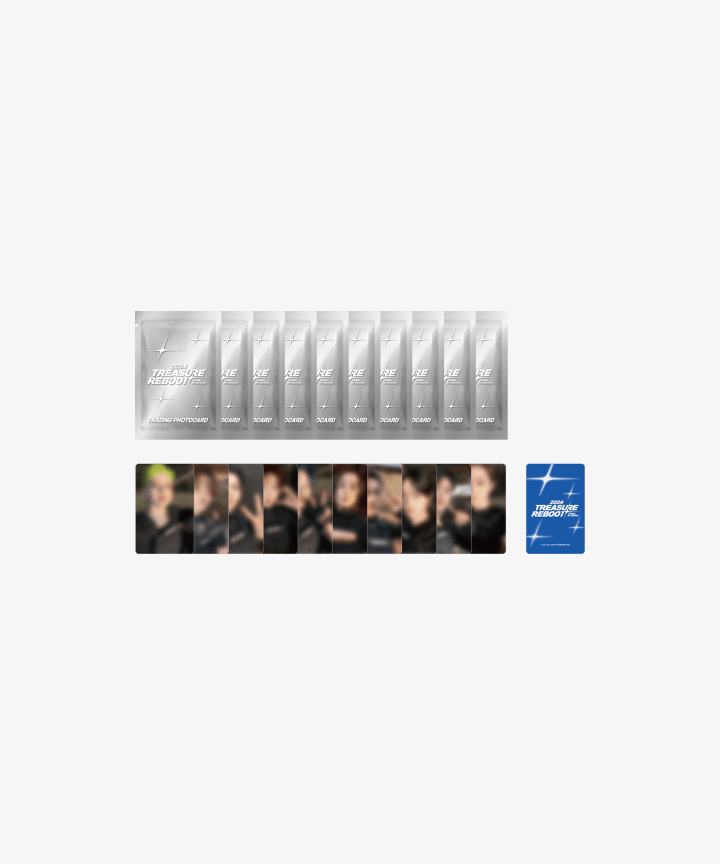 TREASURE - [rebootfinal] treasure trading photocard bulk pack 1