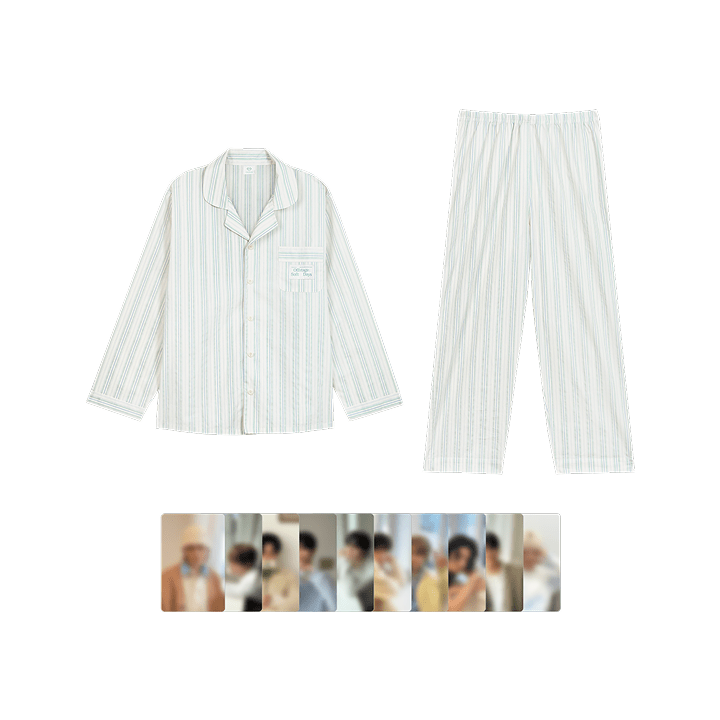 TREASURE - [softdays] treasure stripe pajama set 1
