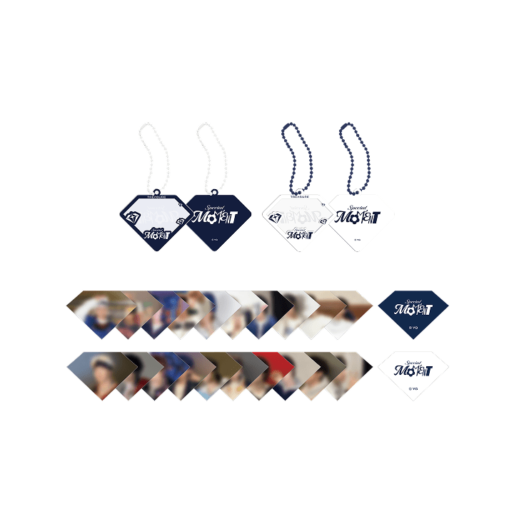 Treasure - [specialmoment] treasure random symbol photo + acrylic keyring set 1