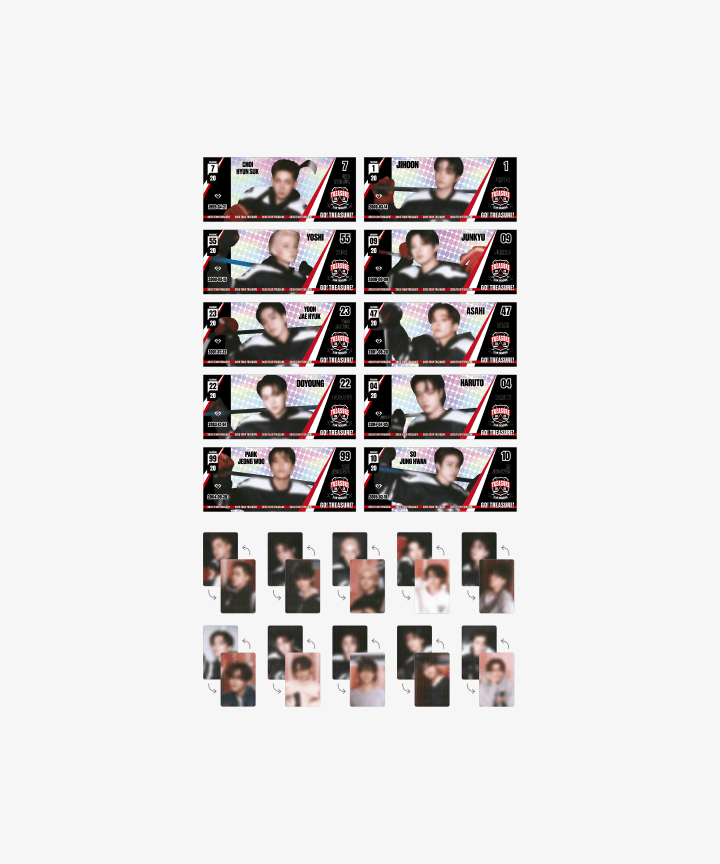 TREASURE - [teamtreasure] treasure photo ticket set 1