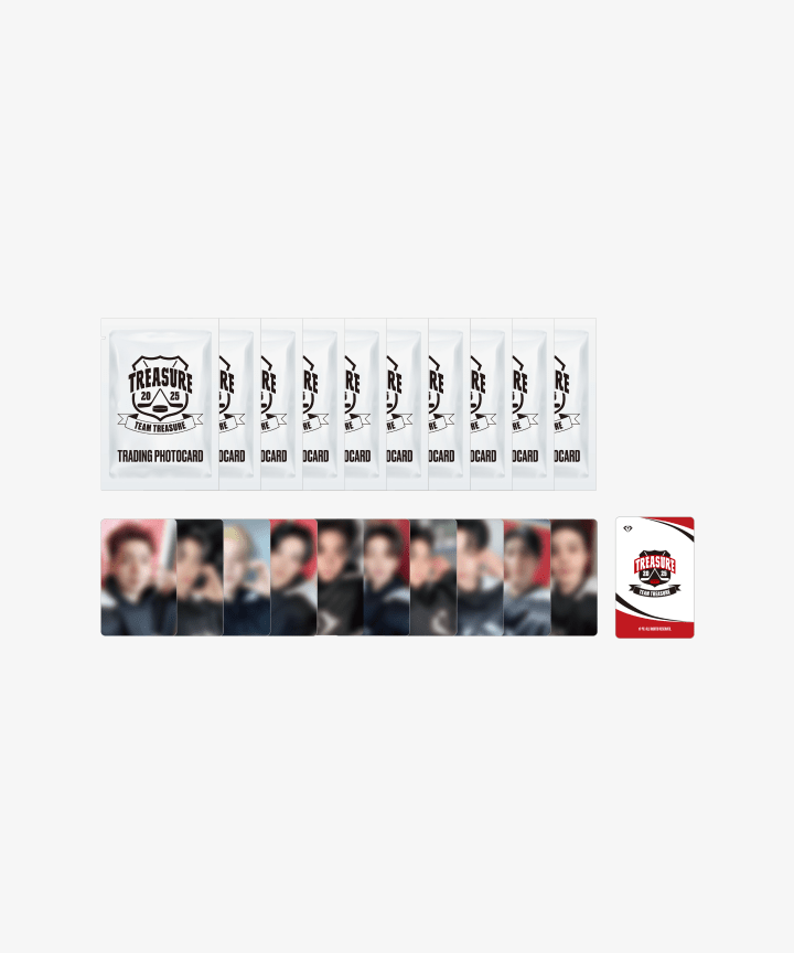 TREASURE - [teamtreasure] treasure trading photocard bulk pack 1
