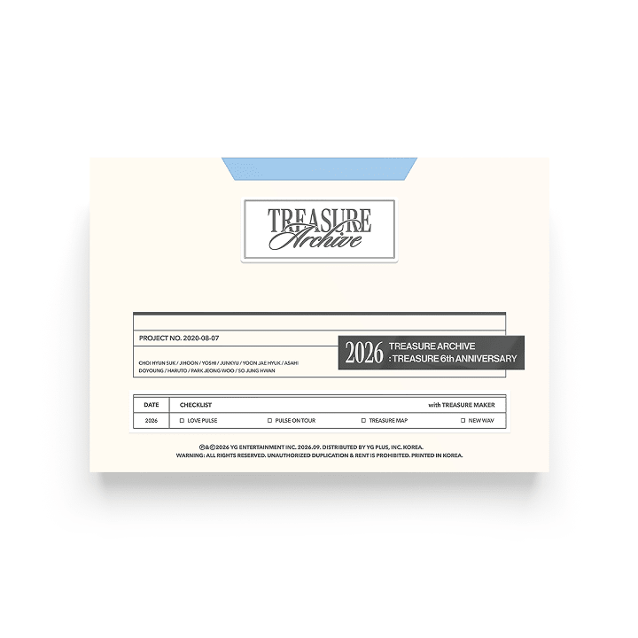 TREASURE - [treasure archive] message card set 1