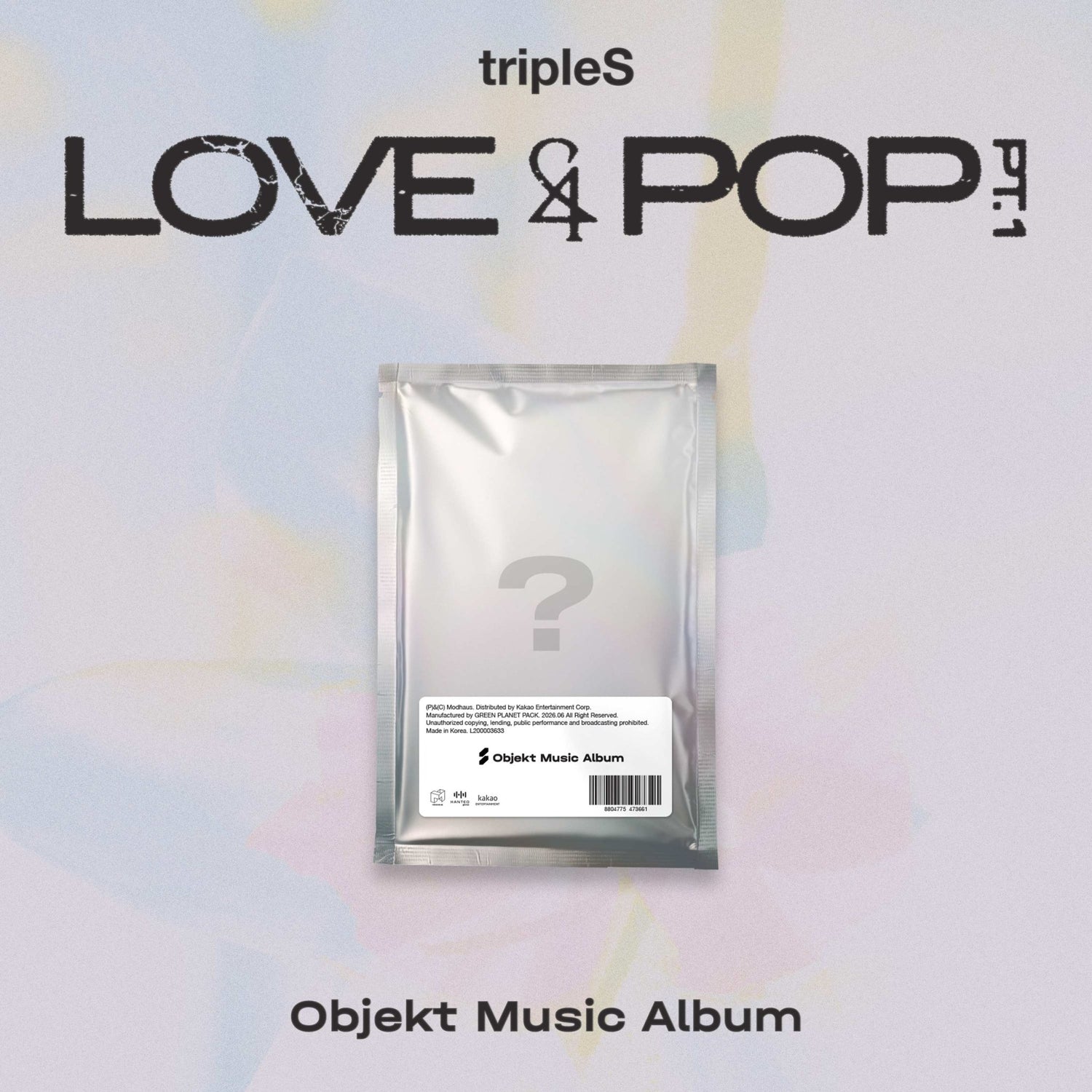 [Album]TRIPLES (트리플에스) - LOVE&amp;POP pt.1 (Objekt Music Album) [RANDOM] - product_vendor,