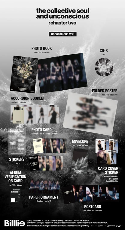 [TSUKI] BILLLIE (빌리) - the collective soul and unconscious: chapter two (1st Full Album)[RANDOM] [MINI RECORD] [LuckyDraw] [Facecall]