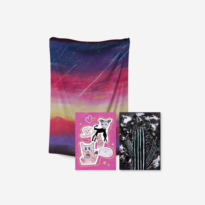 TWICE - jeongyeon chiffon fabric poster set - ready to be 1