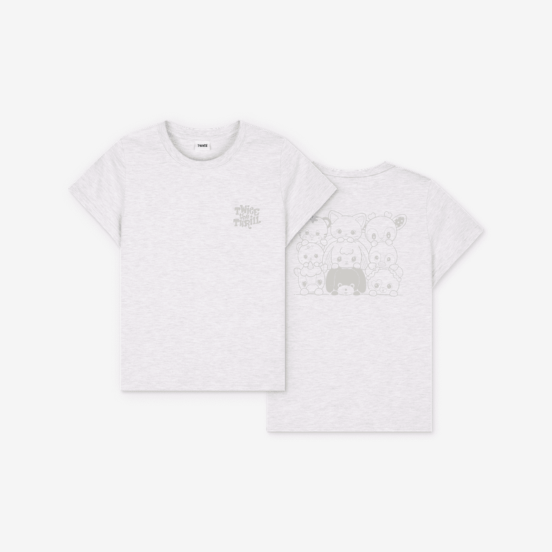 TWICE - t-shirt (gray) the thrill 1