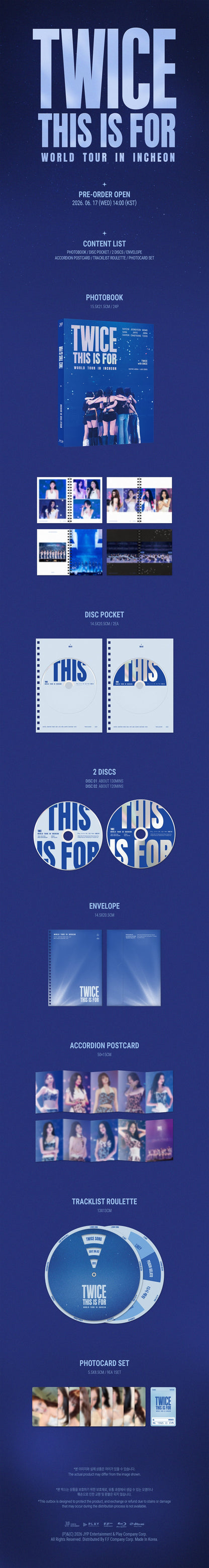 [DVD / Blu-ray]TWICE - WORLD TOUR IN INCHEON (THIS IS FOR) [Blu-ray Ver.]-product_vendor, lowest price, EU shipping, Pre order benefit