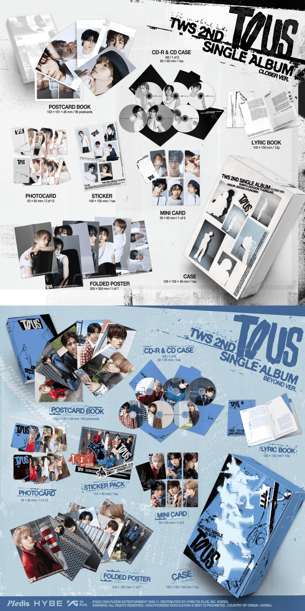 [Album]TWS - TO US (2nd Single Album) [Closer / Beyond Ver.] [SET]-